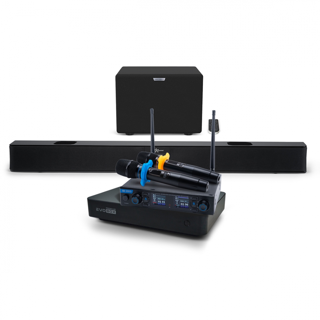 Hi-End караоке-система EVOBOX Premium + EvoSoundBar (саундбар с караоке) в Усть-Лабинске