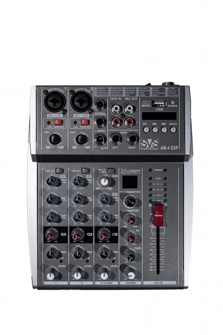 SVS Audiotechnik mixers AM-4 DSP Аналоговый микшерный пульт, 4-канала в Усть-Лабинске