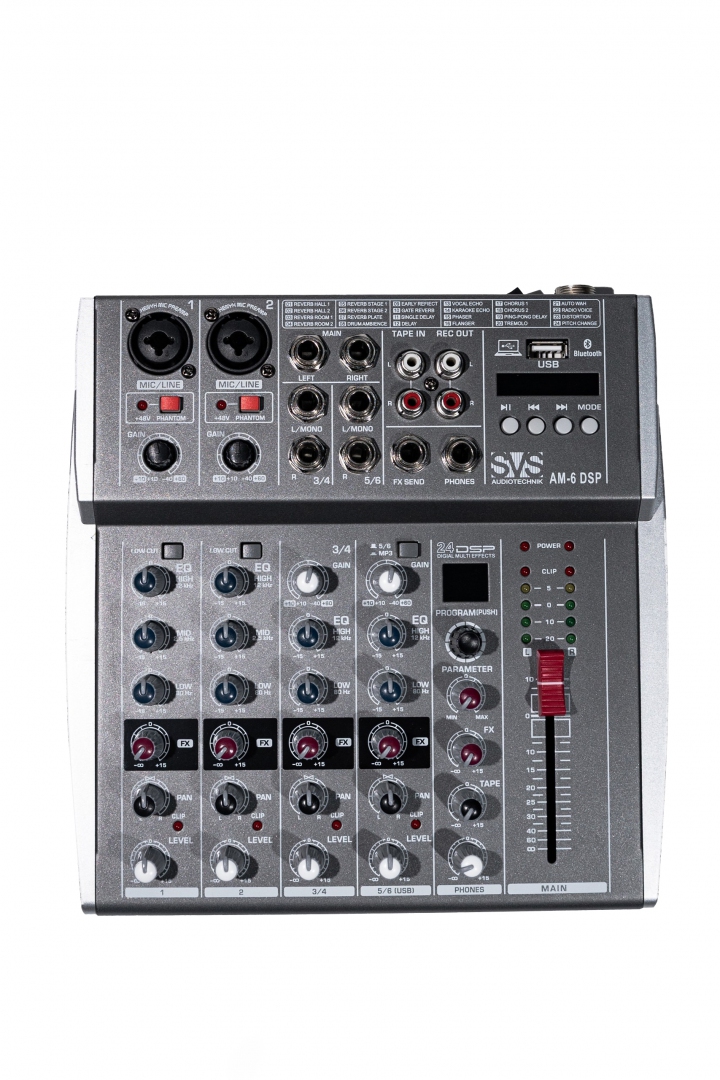SVS Audiotechnik mixers AM-6 DSP Микшерный пульт аналоговый, 6-канальный SVS Audiotechnik mixers в Усть-Лабинске