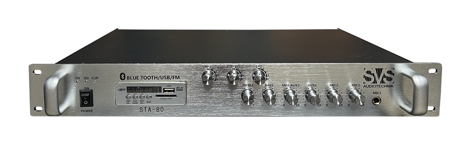 SVS Audiotechnik STA-80 Микшер-усилитель для систем Public Address в Усть-Лабинске